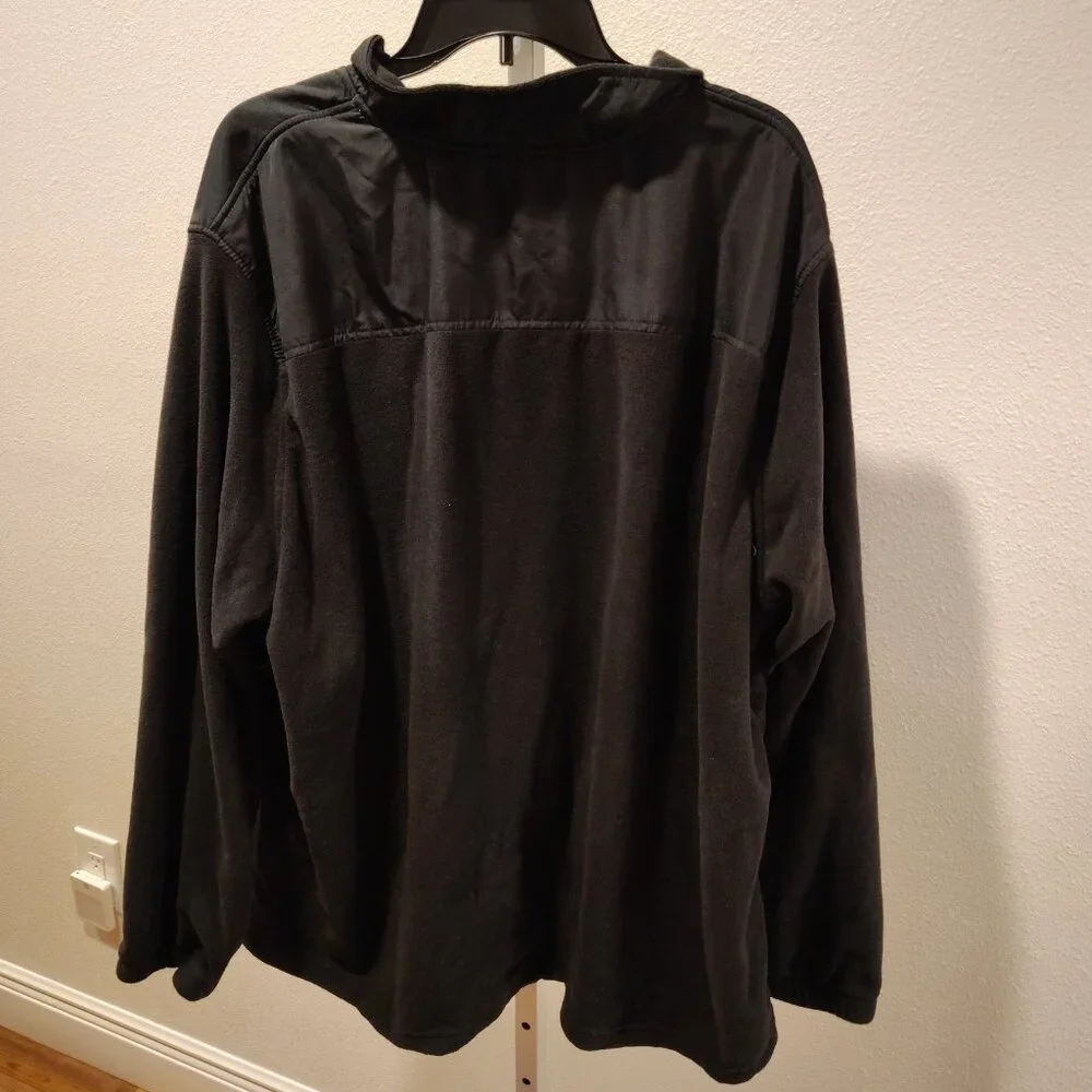 Starter Men's Black Fleece Jacket Size 3XL Polyester